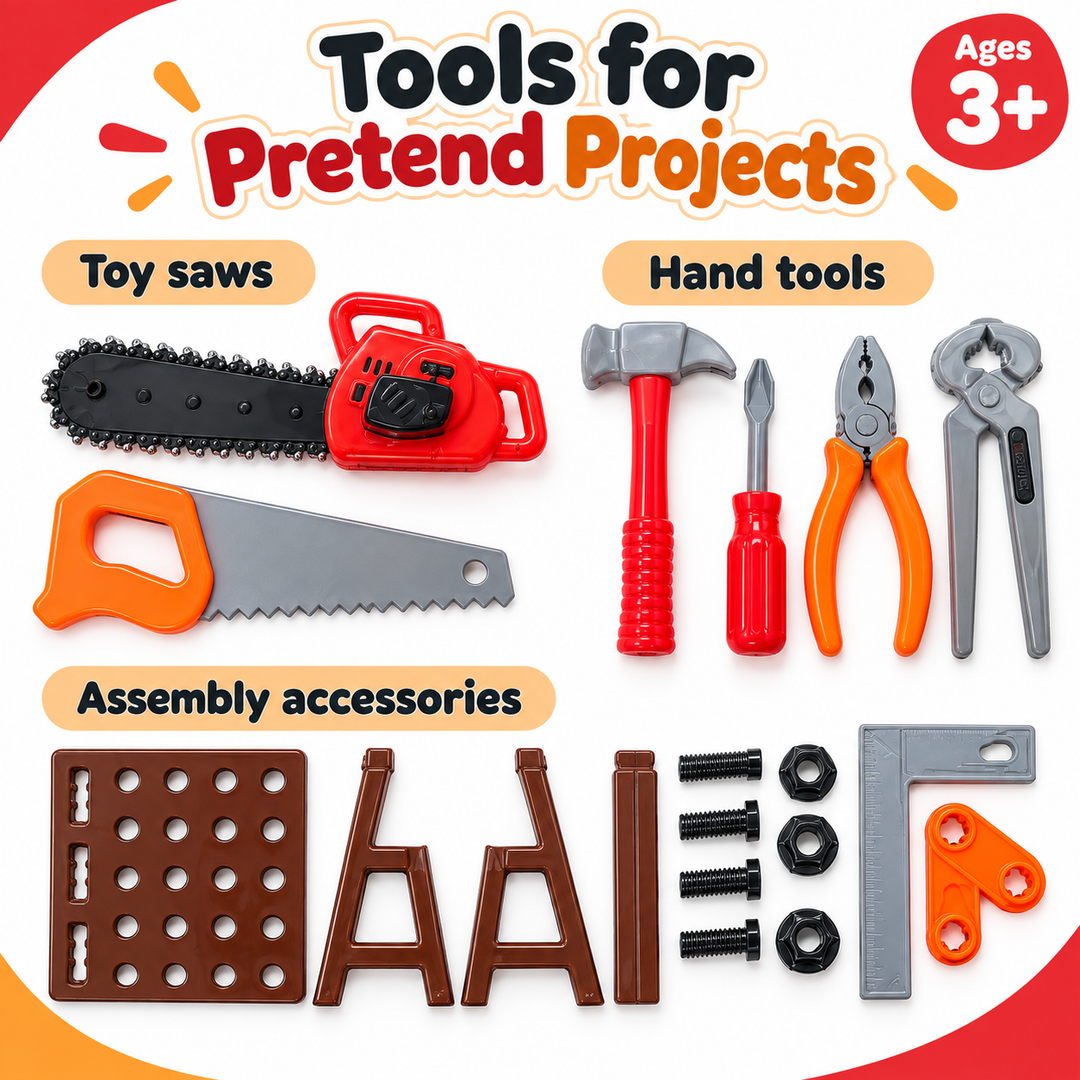Engineer Tool Set for Kids – Pretend Play Tools