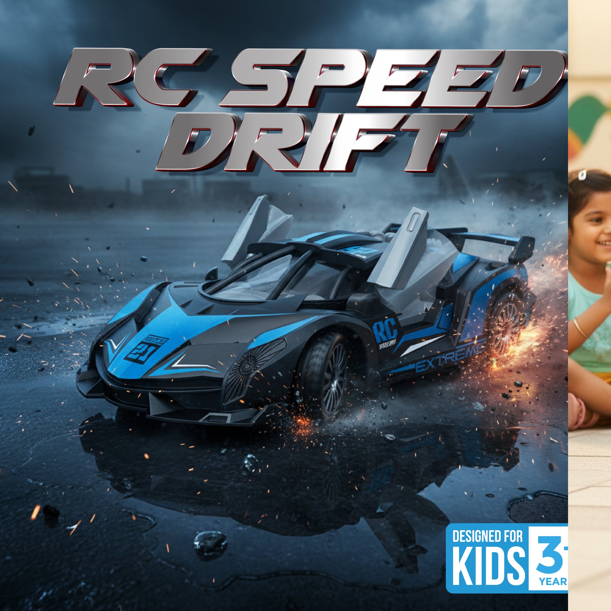 FLYI RC Speed Drift High-Speed Drifting Remote Control Car(3+ Years)