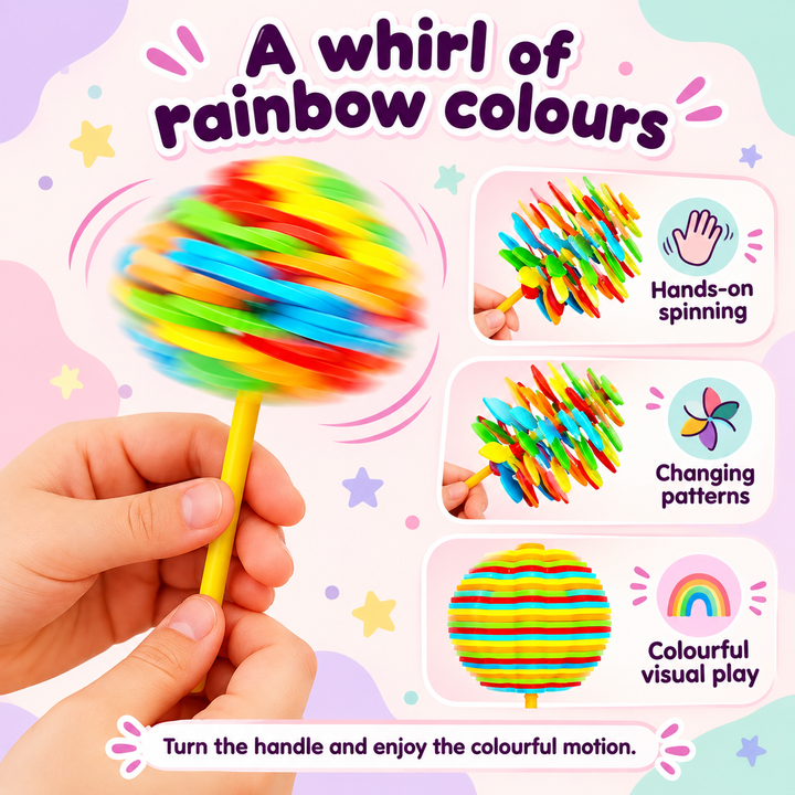 Candy Flower Rainbow Spinning Toy | FLYI