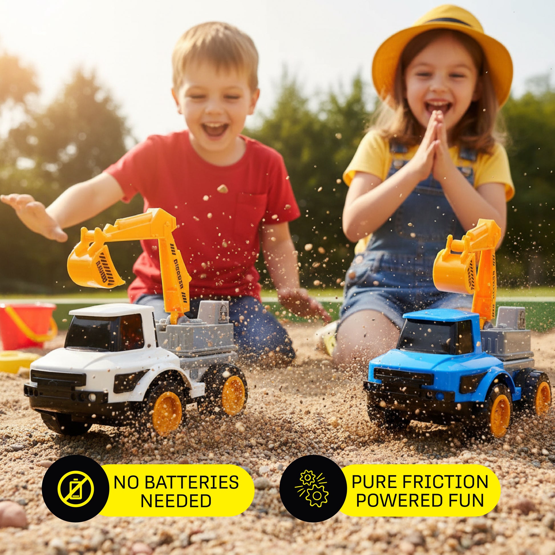 FLYI Rambo Digger Action Construction Toy for Kids(3+ Years)