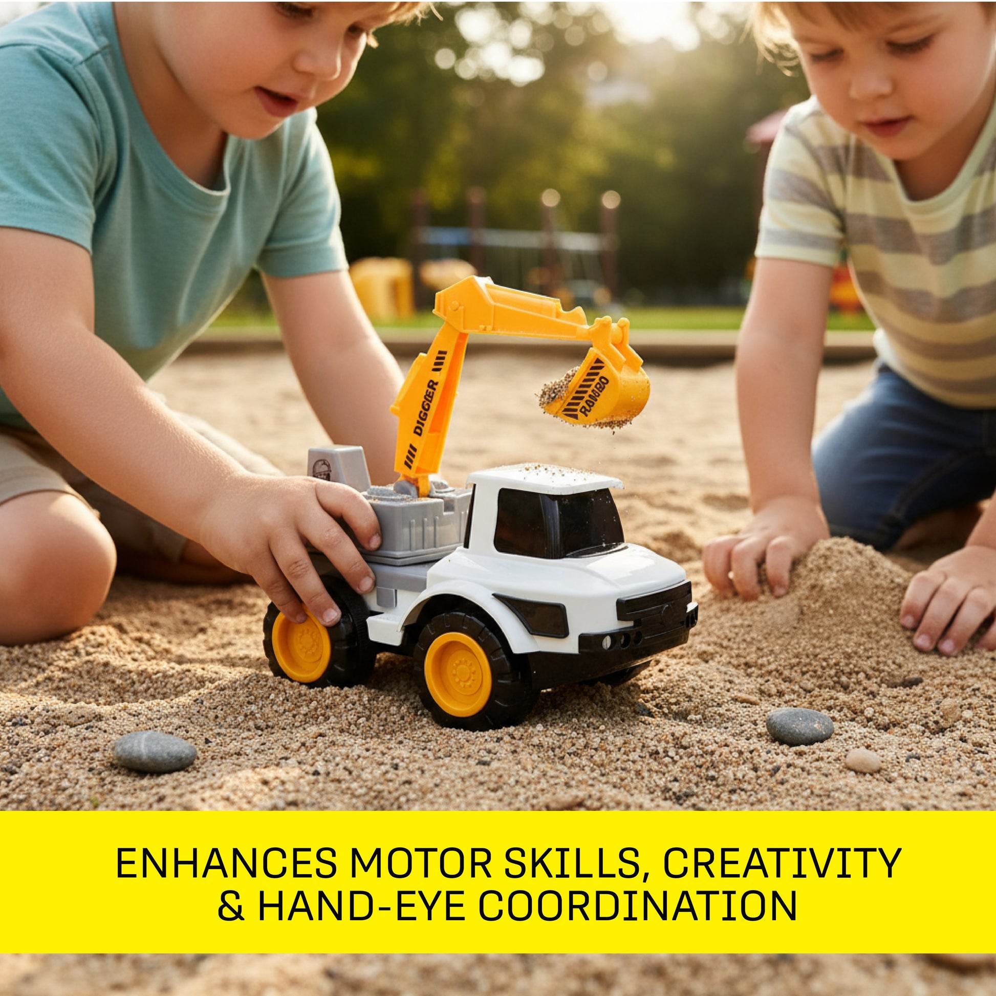 FLYI Rambo Digger Action Construction Toy for Kids(3+ Years)