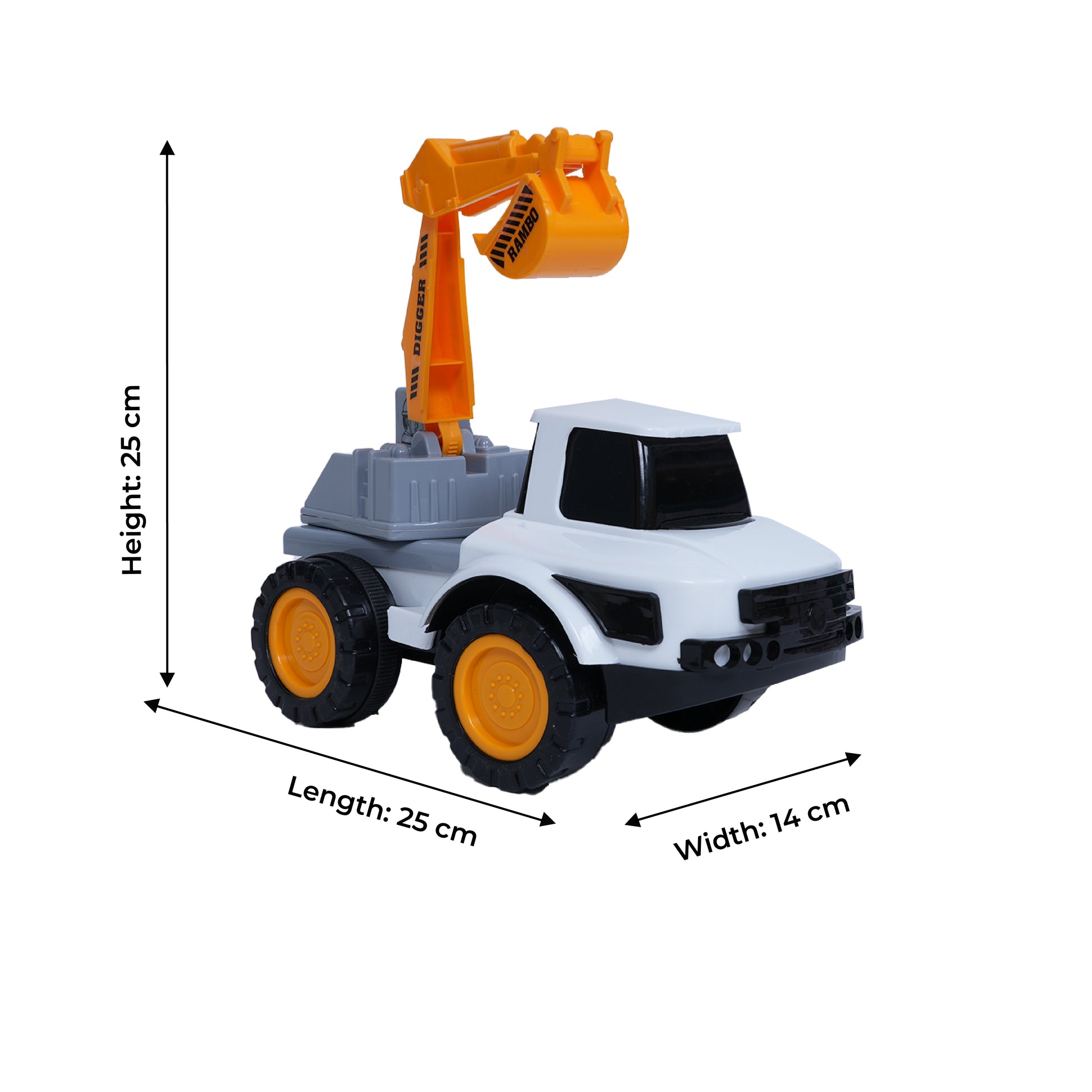 FLYI Rambo Digger Action Construction Toy for Kids(3+ Years)