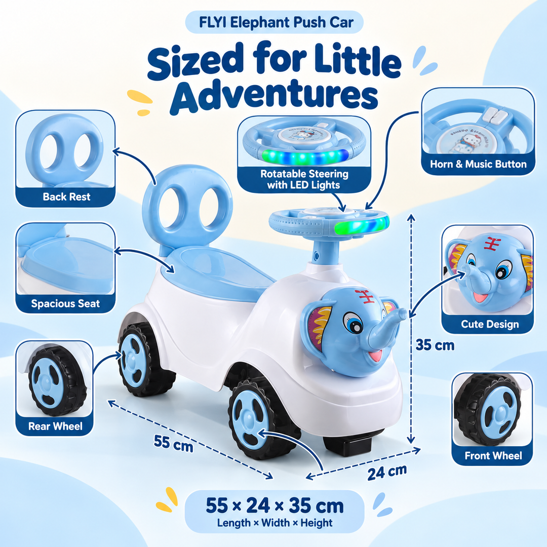 Elephant Push Car | FLYI