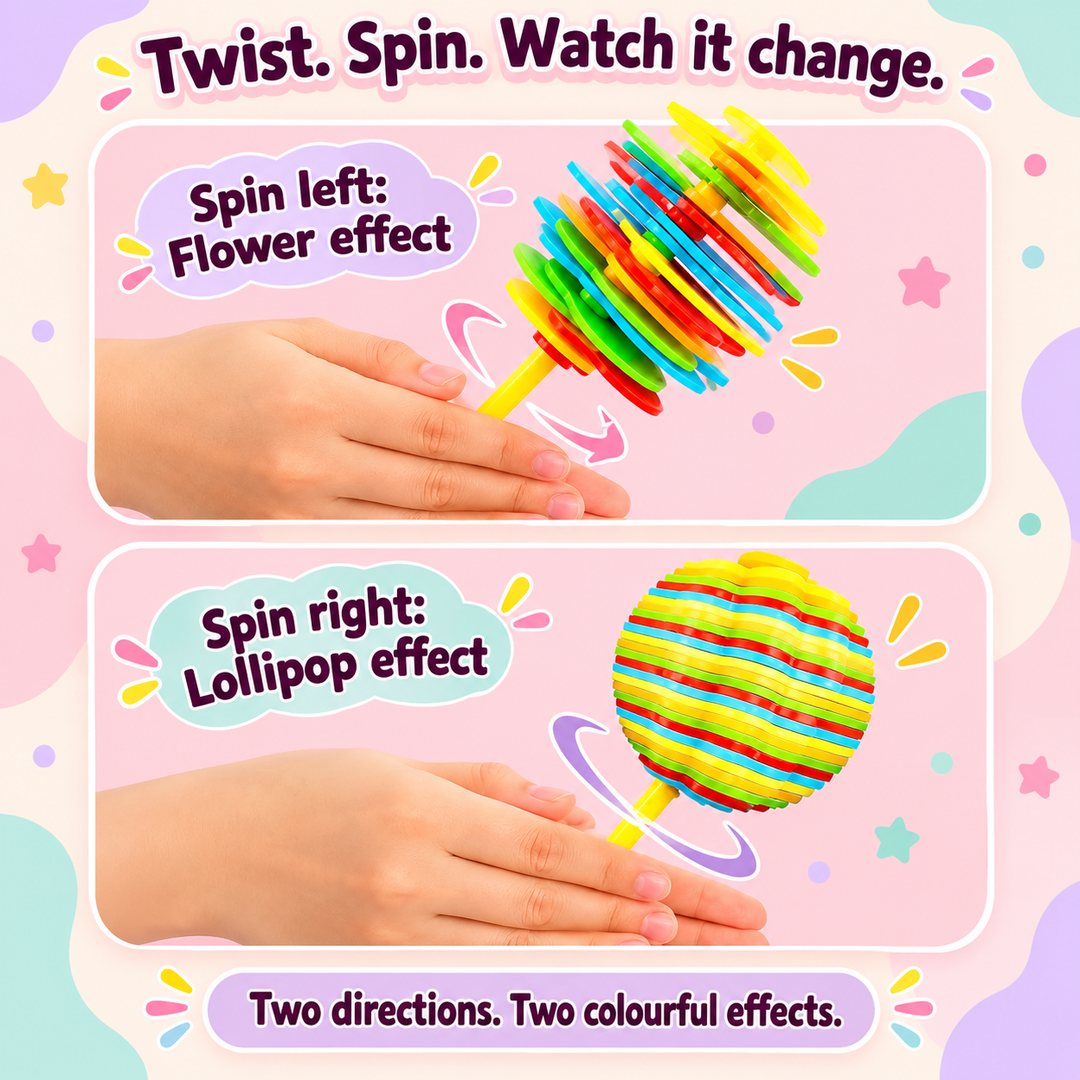 Candy Flower Rainbow Spinning Toy | FLYI