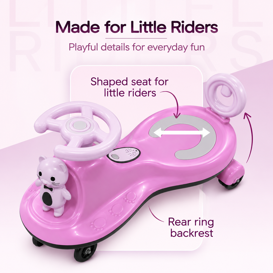 Teddy Magic Swing Car for Kids | FLYI