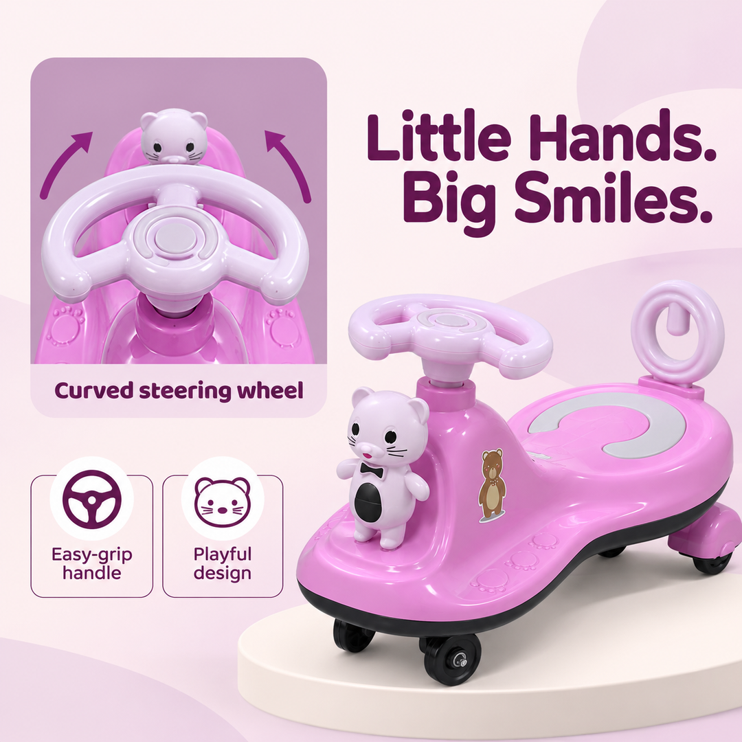Teddy Magic Swing Car for Kids | FLYI
