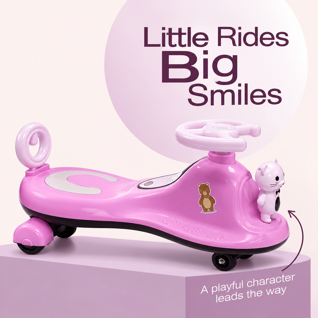 Teddy Magic Swing Car for Kids | FLYI