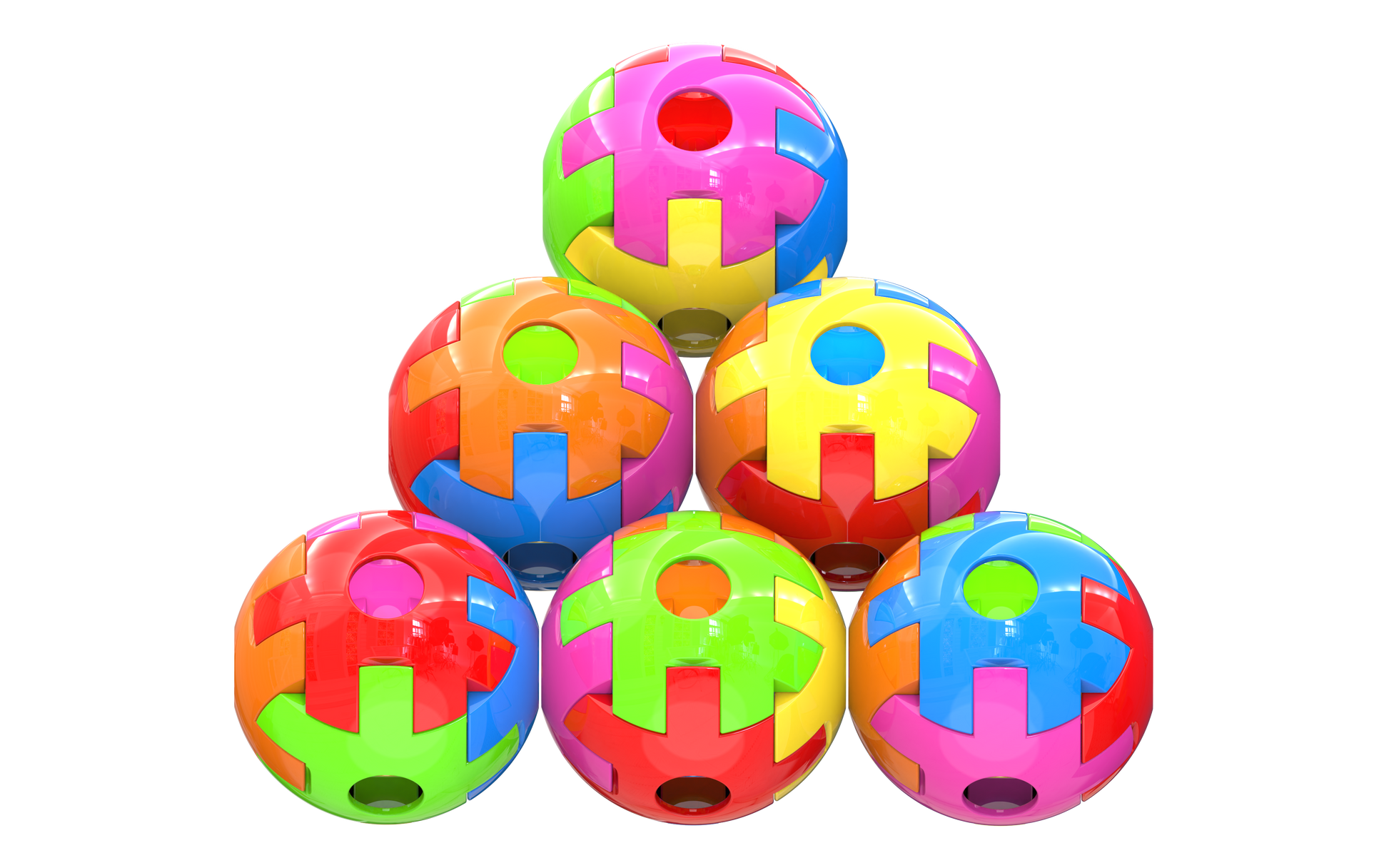 3D Puzzle Ball (2 Pieces)