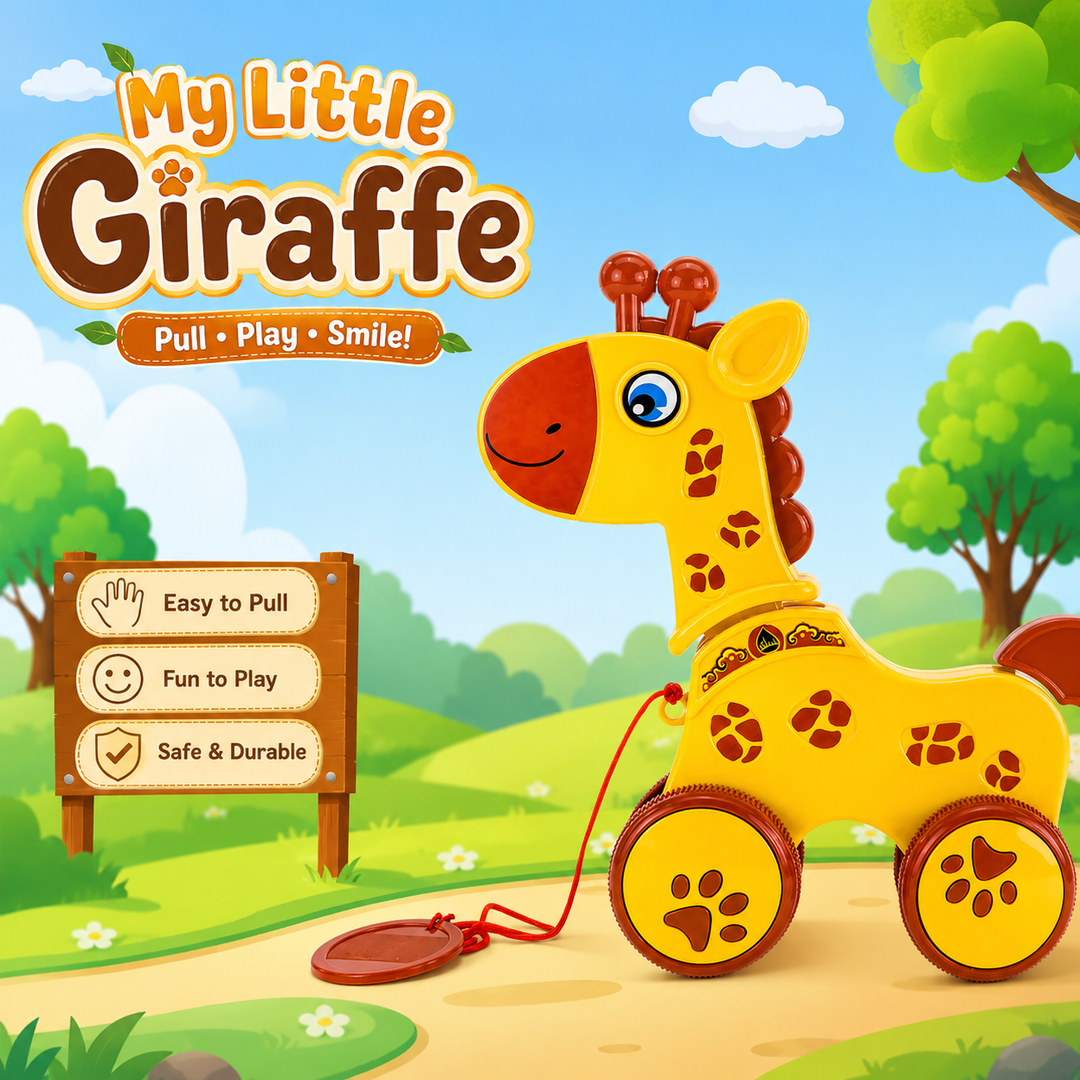My Little Giraffe Pull-Along Toy