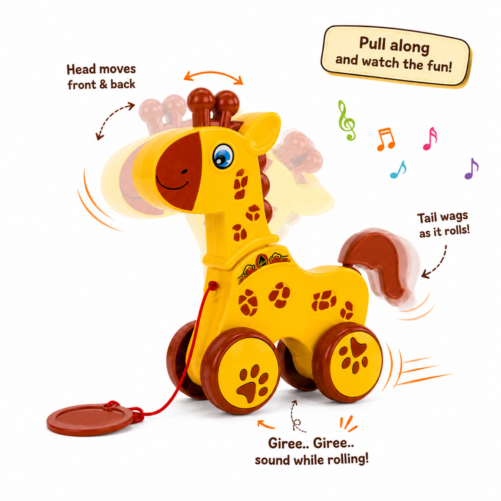 My Little Giraffe Pull-Along Toy
