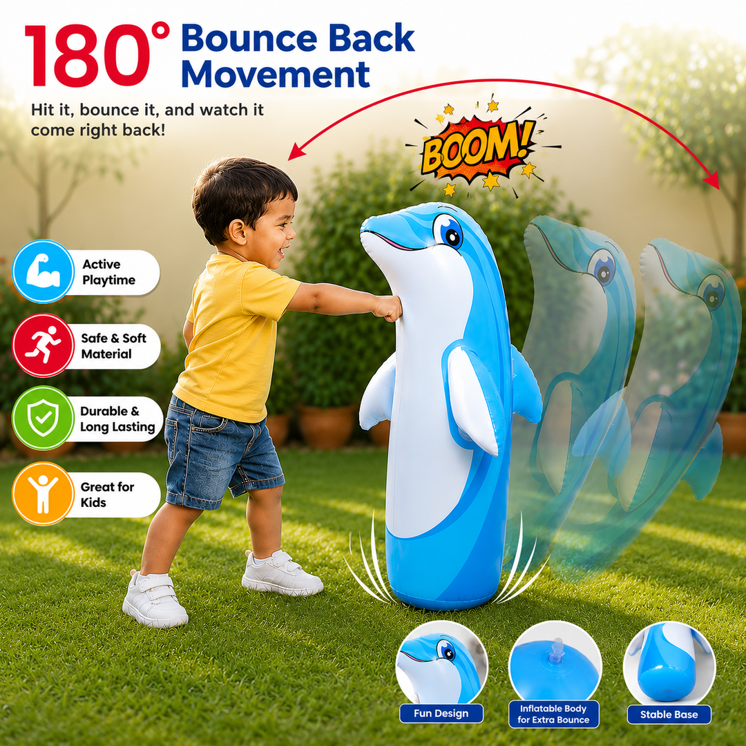 Hit-Me Inflatable Punching Bag for Kids