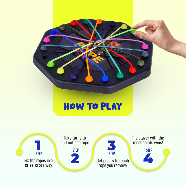FLYI tangle twister rope brain-teaser puzzle an activity toys for early learning through play.