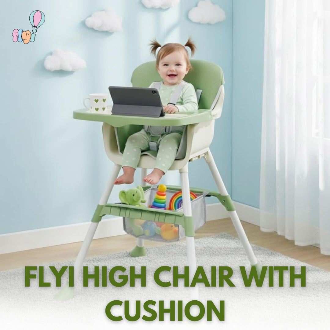 Flyi High Chair with cushion