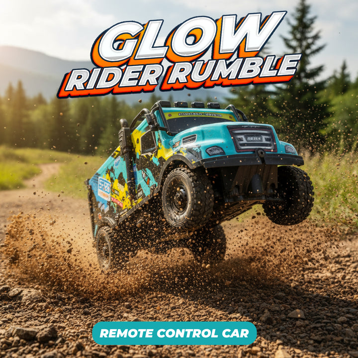 Rc Rider FLYI Glow Rider Rumble RC Car for Kids | Light-Up RC Toy Car