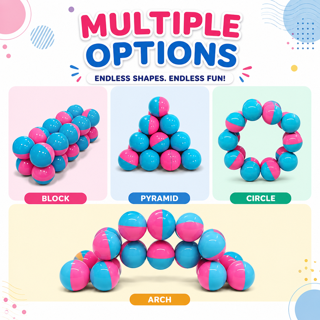 Flyi Link Ball Toy for Kids | Travel-Friendly Learning Set
