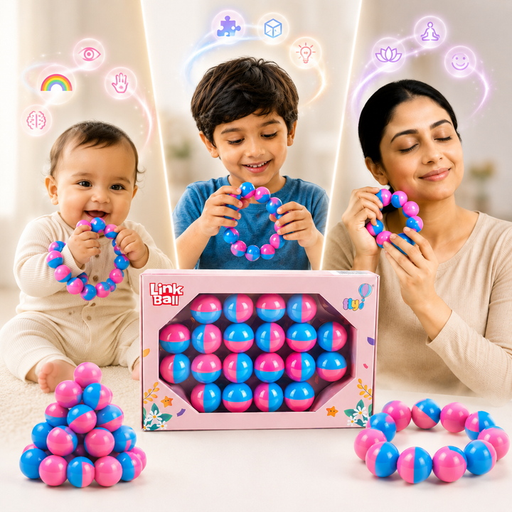 Flyi Link Ball Toy for Kids | Travel-Friendly Learning Set