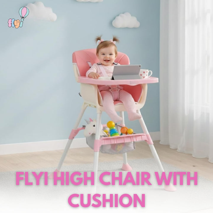 Flyi High Chair with cushion