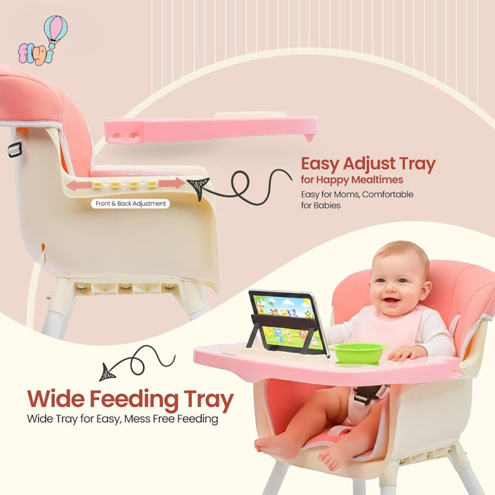Flyi High Chair with cushion