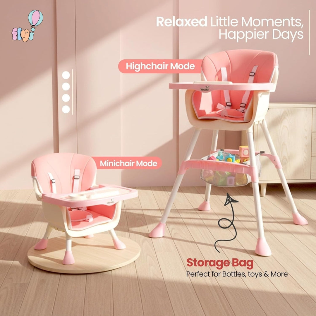 Flyi High Chair with cushion