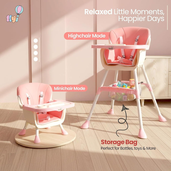 Flyi High Chair with cushion