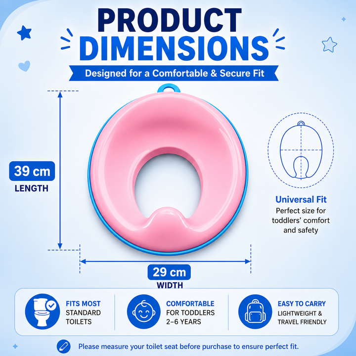 Portable Non-Slip Potty Training Seat for Kids (1–5 Years)