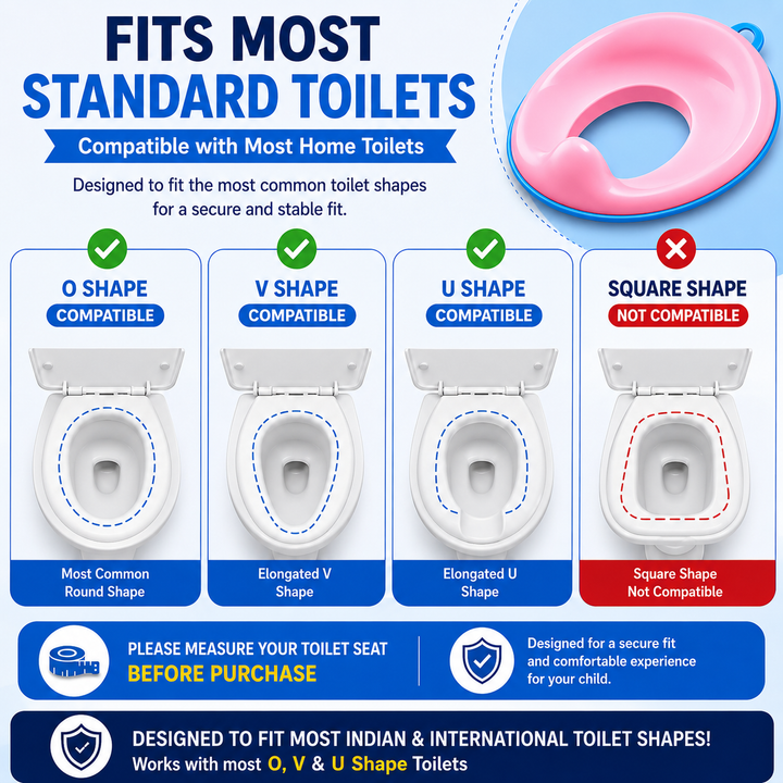 Portable Non-Slip Potty Training Seat for Kids (1–5 Years)