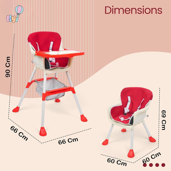 Flyi High Chair with cushion