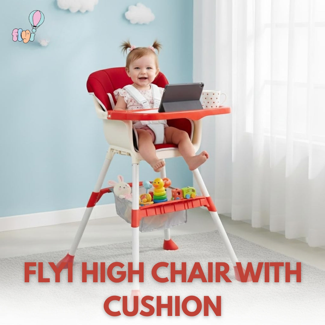 Flyi High Chair with cushion