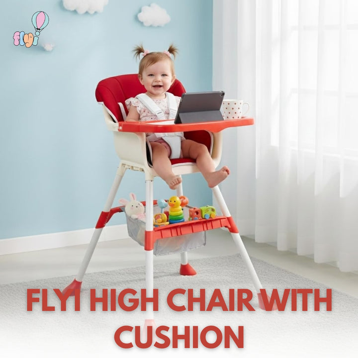 Flyi High Chair with cushion