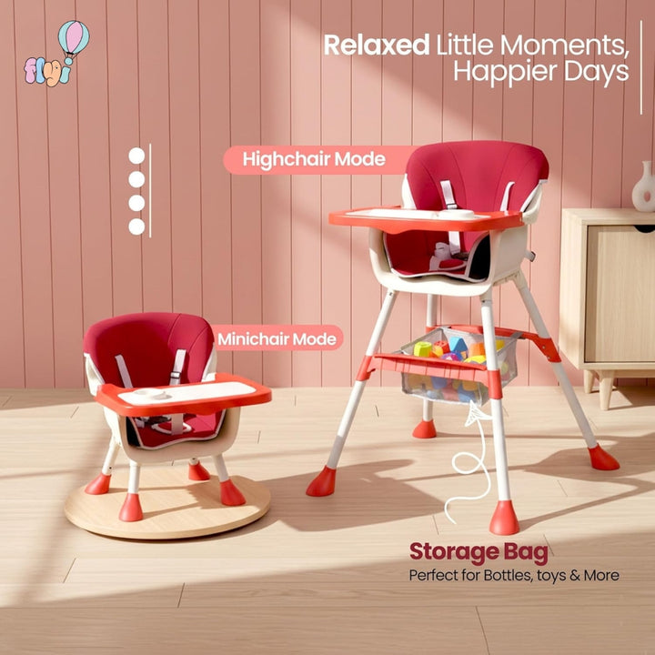 Flyi High Chair with cushion