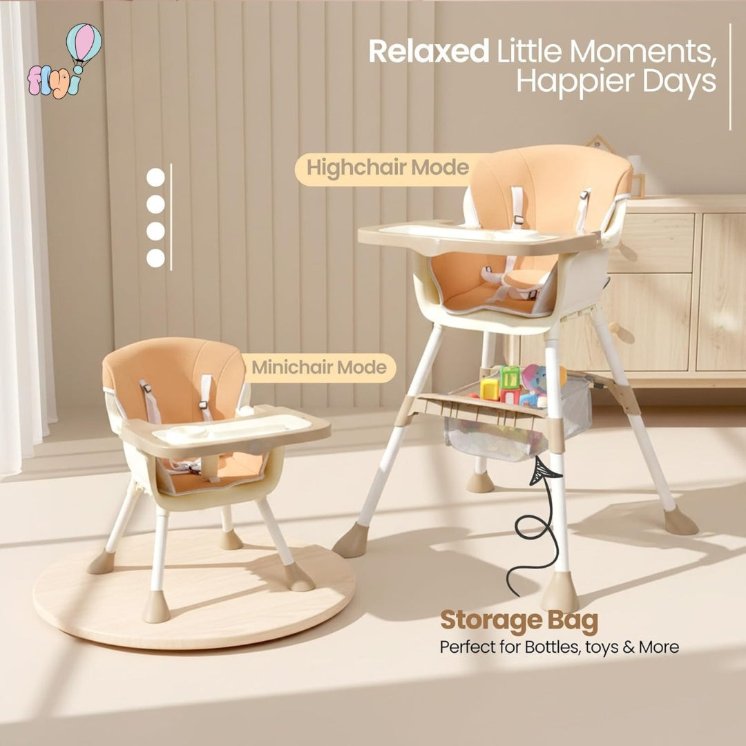 Flyi High Chair with cushion