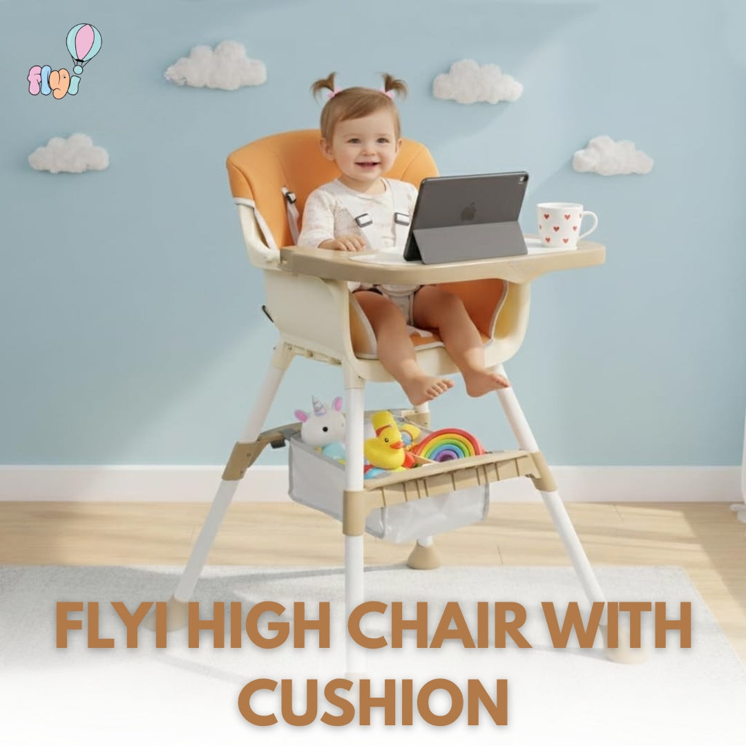 Flyi High Chair with cushion