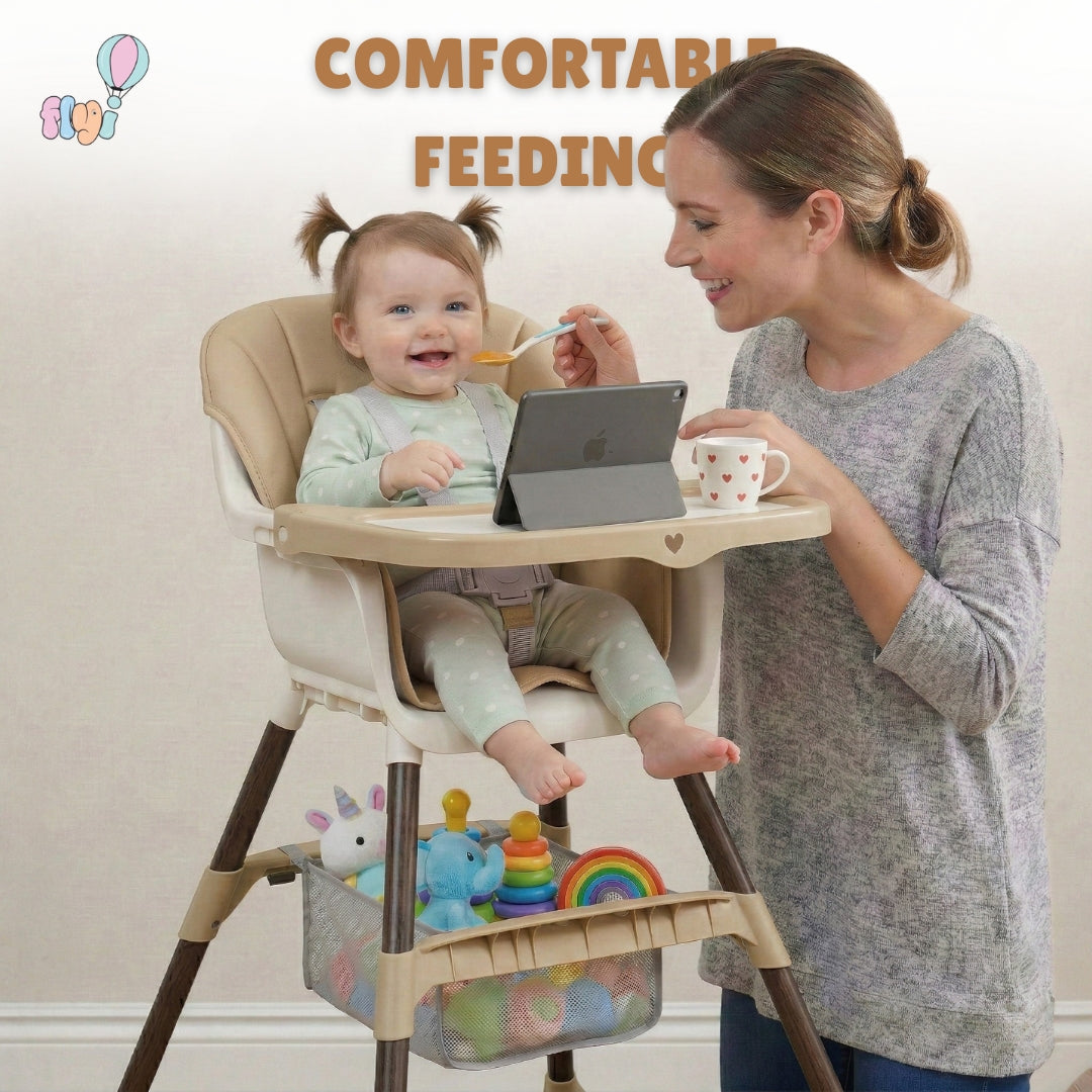 Flyi High Chair with cushion